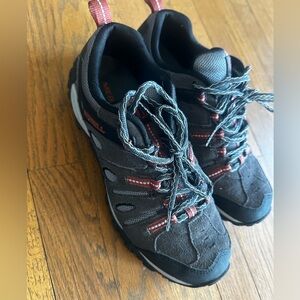 Merrell Men's Black and Gray Athletic Shoes